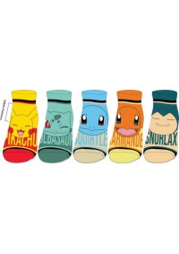 Chaussettes Aux Chevilles Pokemon Par Bioworld - Paquet De 5 Paires